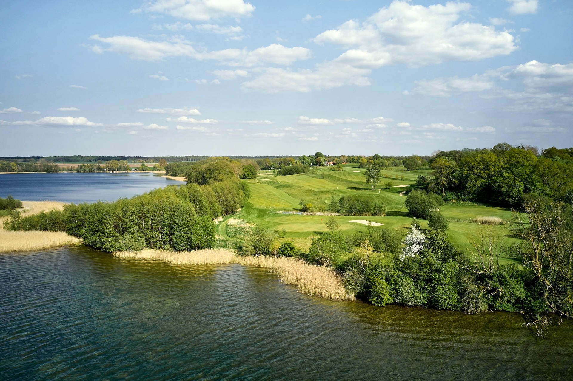 Van der Valk Golfhotel Serrahn | Aerial View Golf Course